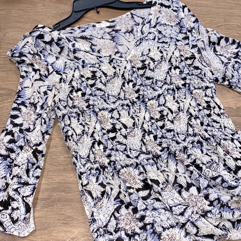 En creme large boho floral romantic tunic/dress - Picture 9 of 10